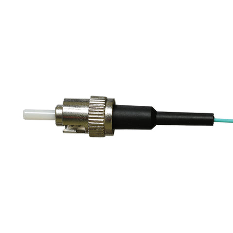 1m OM3 50/125 ST Aqua Fibre Pigtail 900um