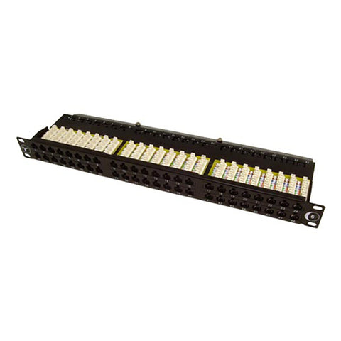 Panneau de brassage UTP 1u Cat6 à 48 ports