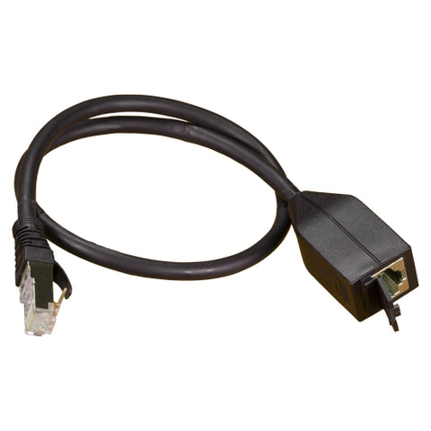 Adaptateur de câble MPTL Cat6a S/FTP LSOH 26AWG BLANC NOIR