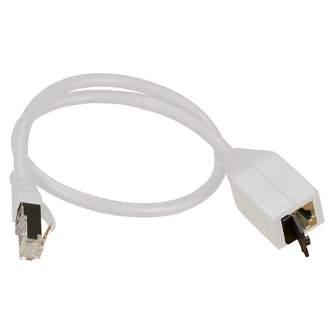 Adaptateur de câble MPTL Cat6a S/FTP LSOH 26AWG BLANC NOIR