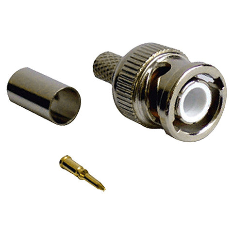 BNC Crimp Plug CT100 (RG6) Turned