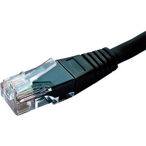 Câble de raccordement externe solide affleurant RJ45 Cat5e U/UTP PE noir