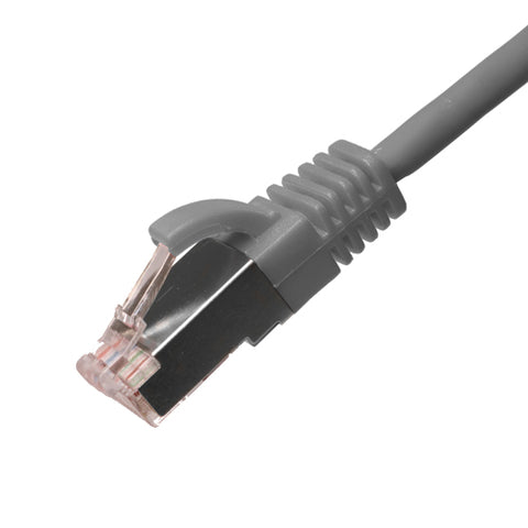 Câble de raccordement Cat6a RJ45 U/FTP LSOH 30AWG mince et sans accroc avec gaine