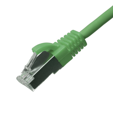 Câble de raccordement Cat6a RJ45 U/FTP LSOH 30AWG mince et sans accroc avec gaine