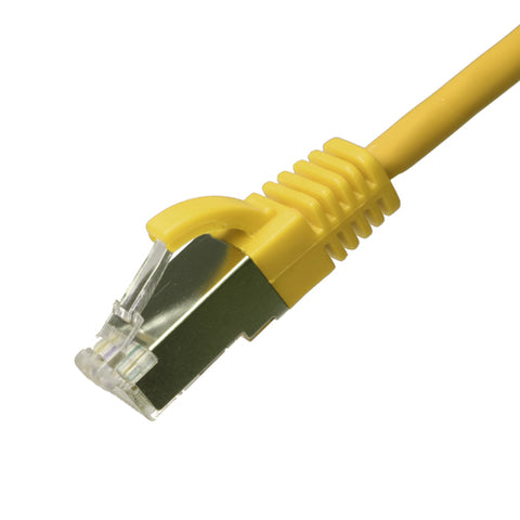 Câble de raccordement Cat6a RJ45 U/FTP LSOH 30AWG mince et sans accroc avec gaine