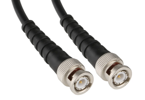 Câble coaxial RF Carson RG58 BNC avec fiches mâles vers mâles 50 ohms