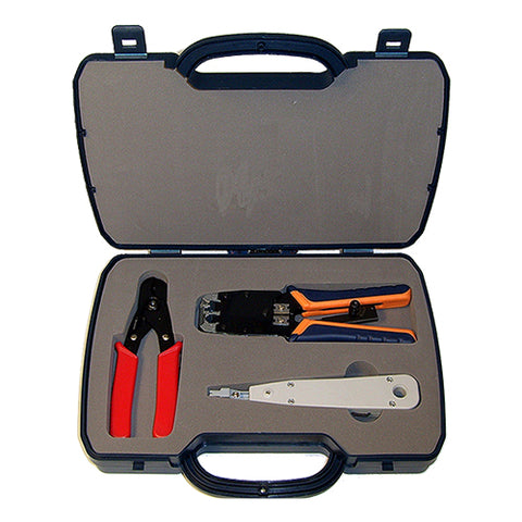 Engineer RJ45 RJ11 Soft Handle Crimp Tool 2a Krone Style Wire Cutter Set