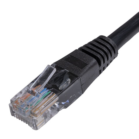 Cat5e RJ45 U/UTP PVC 24AWG Flush Moulded Booted Patch Lead