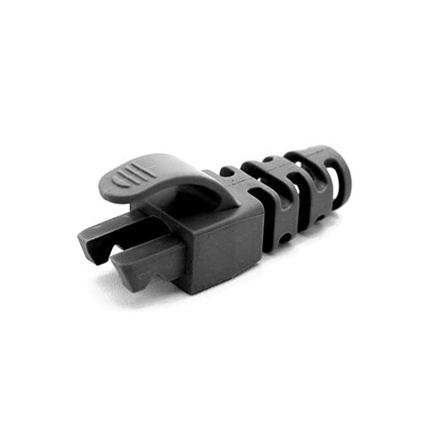 Lot de 100, RJ45 Cat6 Cat6A 6,5 mm anti-accrocs Slimline Strain Relief Flush Boots, choix de 10 couleurs