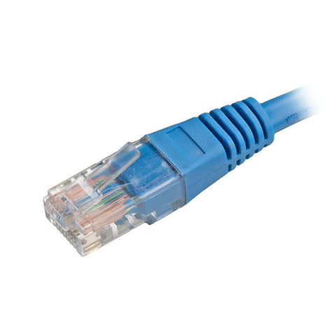 Cat5e RJ45 U/UTP PVC 24AWG Flush Moulded Booted Patch Lead