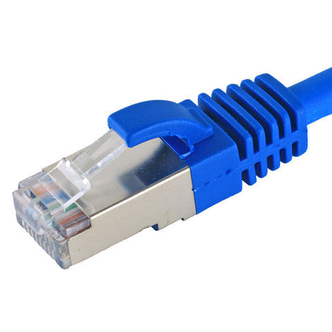 Câble de raccordement Cat6a RJ45 S/FTP LSOH 26AWG avec gaine anti-accroc 