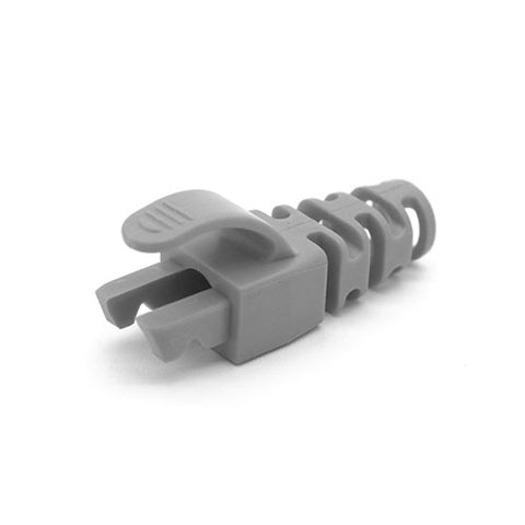 Lot de 100, RJ45 Cat6 Cat6A 6,5 mm anti-accrocs Slimline Strain Relief Flush Boots, choix de 10 couleurs