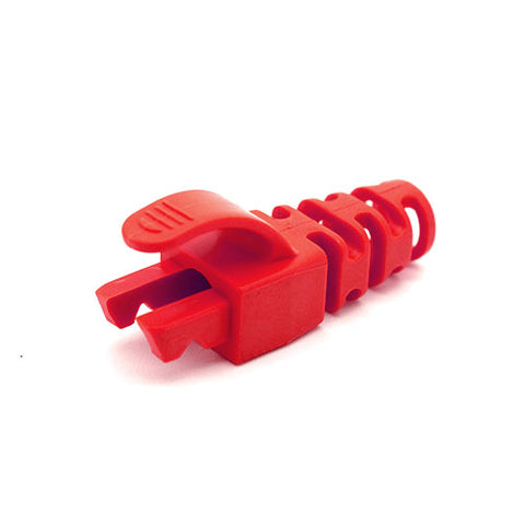 Lot de 100, RJ45 Cat6 Cat6A 6,5 mm anti-accrocs Slimline Strain Relief Flush Boots, choix de 10 couleurs