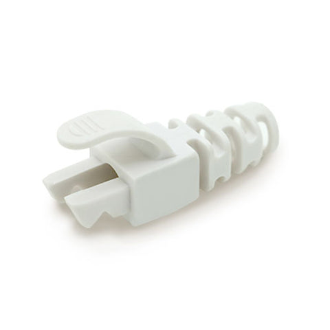 Lot de 100, RJ45 Cat6 Cat6A 6,5 mm anti-accrocs Slimline Strain Relief Flush Boots, choix de 10 couleurs